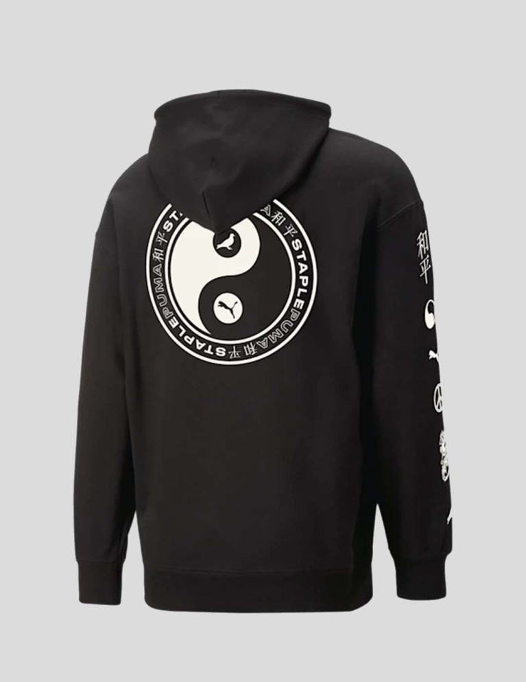 PUMA x felpa grafica graffetta puma nero